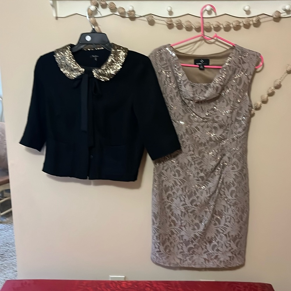 Holiday dress and jacket